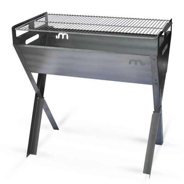Megamaster - 900 Stainless Steel Crossover Freestanding Charcoal Braai