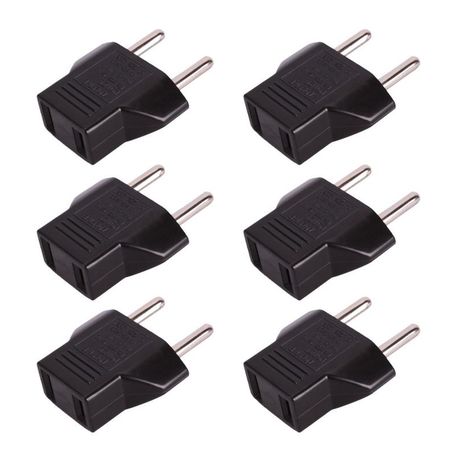 Usa To European South African Plug Converter 6 Pack Usa To European South African