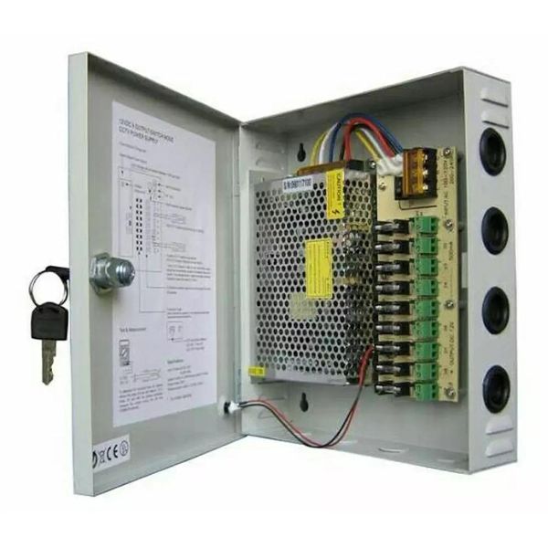 9 Way Regulated Box Type Power Supply