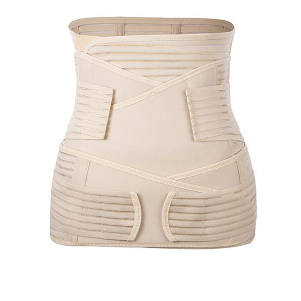 3 in 1 Postpartum Recovery Belly Wrap Set - (Size:XL )