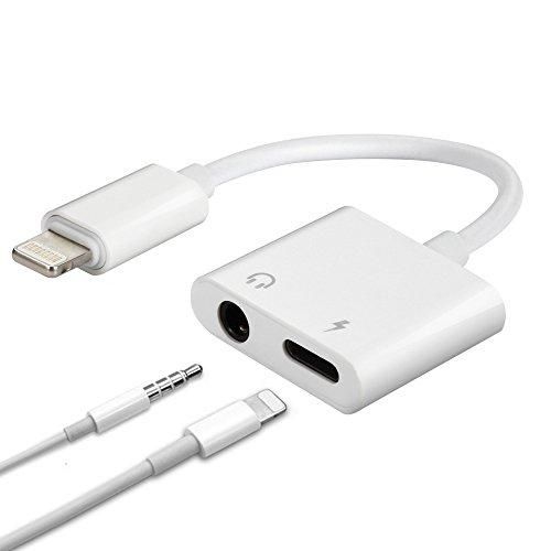 iPhone 7/7plus/8 Lightning to Lightning &amp; Aux Adapter