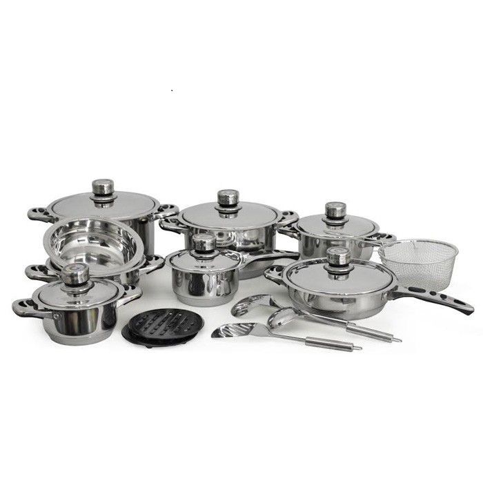 21pcs Pots and Pans Set, Nonstick Cookware Set Detachable Handle