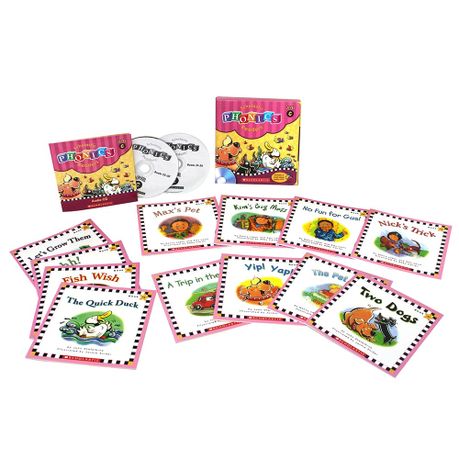 Scholastic Children S Phonics Readers Level C 12 Books With Cd Box Set Buy Online In South Africa Takealot Com