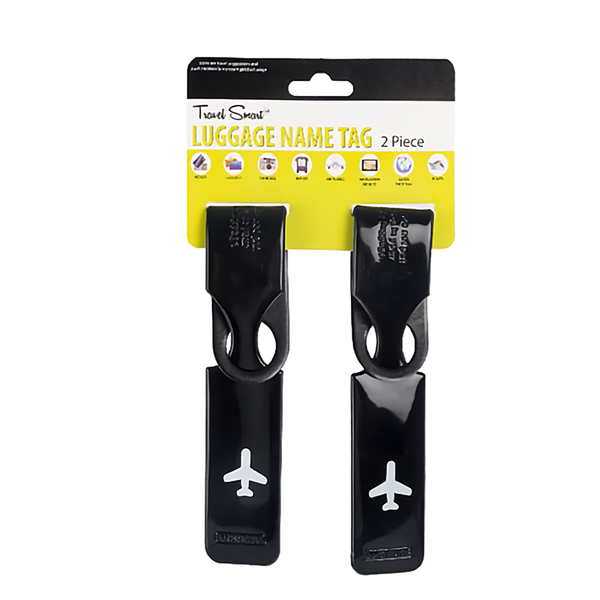 Travel Name/Luggage Tag 2 Piece per Pack - (Bulk Pack x 4)