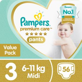 pampers premium pants size 3