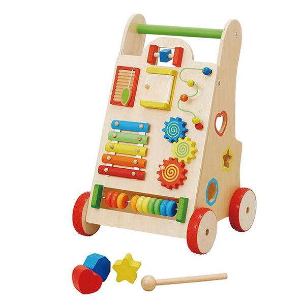 Wooden Activity Walker Toy for Baby