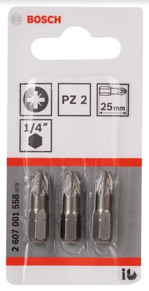 Bosch - Screwdriver Bit Extra Hard - PZ 2.25mm
