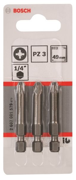Bosch - Screwdriver Bit Extra Hard - PZ 3.49mm