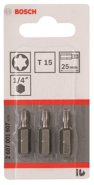 Bosch - Screwdriver Bit Extra Hard - T15.25mm
