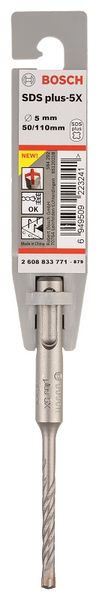 Bosch - 5mm Hammer Drill Bit SDS-Plus-5X