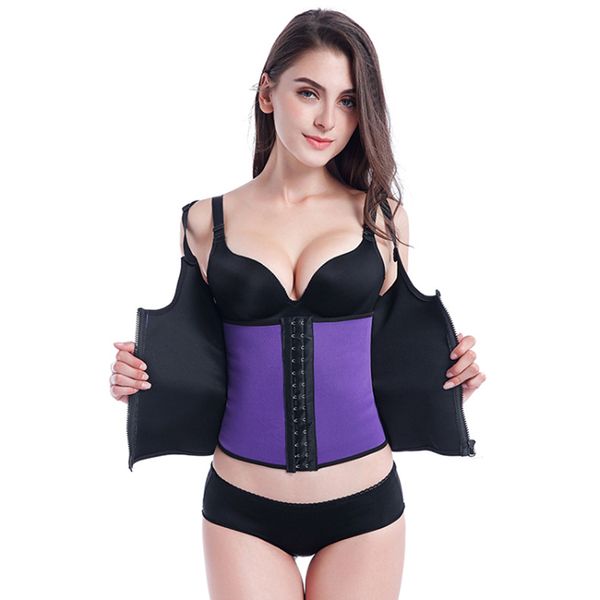 Double Layer Slimming Body Shaper - Purple