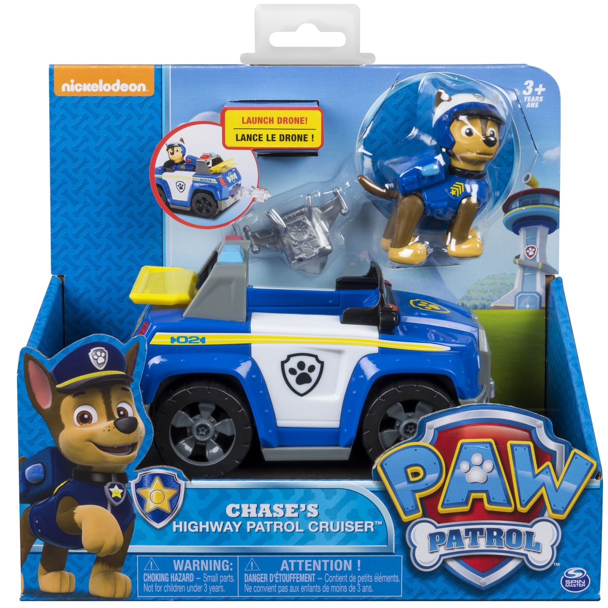 Paw Patrol Basic Vehicle & Pup - Chase's Patrol Cruiser | Buy Online in ...