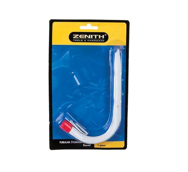 Hook Storage Tubular Round 1 Piece Zenith - 6 Pack