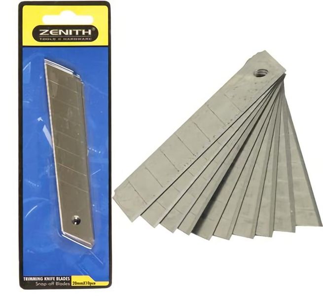 Knife-Blade Utility Snap-off-Blade 10Piece - 20mm (5 Pack)