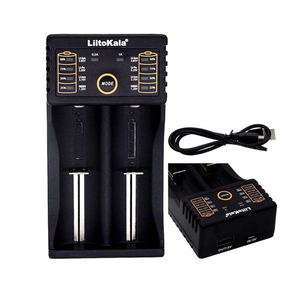 2 Slots Multifunction Battery Charger