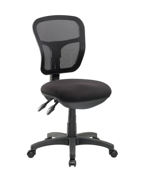 Cobalt Jet Mesh Ergonomic Task Office Chair - Black
