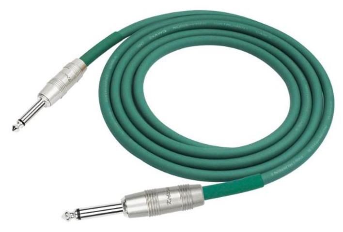 Kirlin 6m Instrument Cable - Green