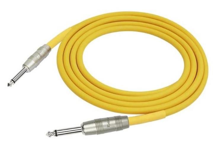 Kirlin 6m Instrument Cable - Yellow