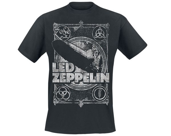 RockTs Men's Led Zepplin Shook Me T-Shirt