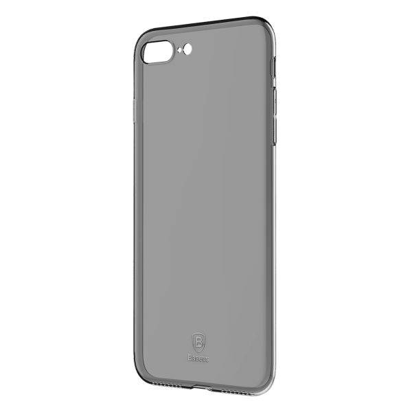 Baseus Simple Case (No Plug) for iPhone 7 Plus &amp; 8 Plus - Transparent Black