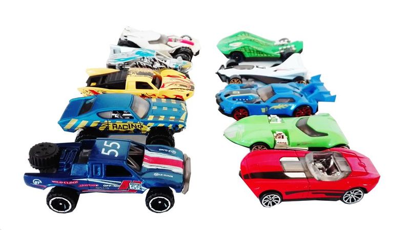 Die-Cast Kutch Wheels Cars - 10 Piece