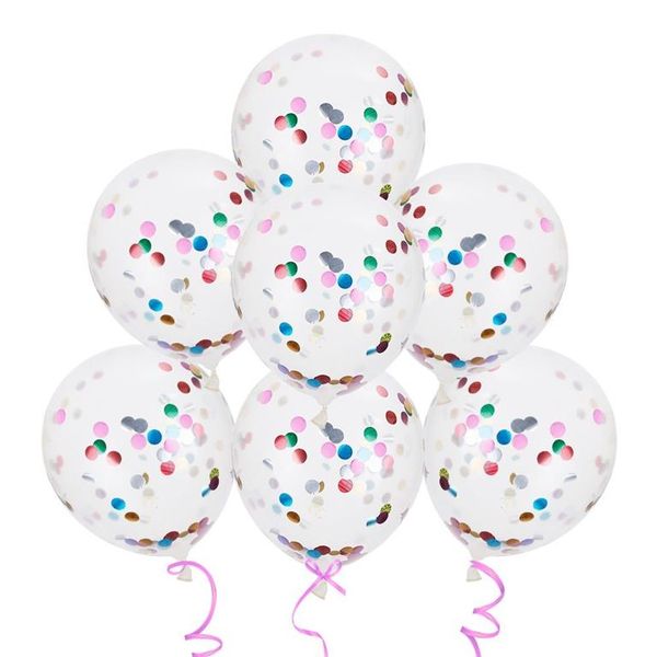Confetti Balloons - Mix Colour (10 Piece)