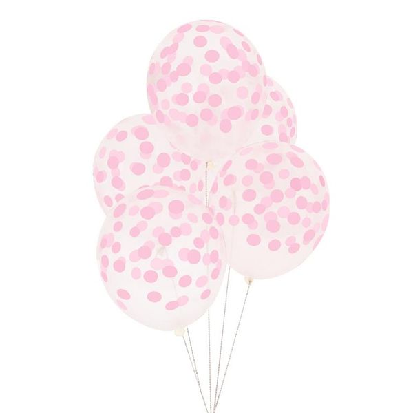 Confetti Balloons - Light Pink (10 Piece)