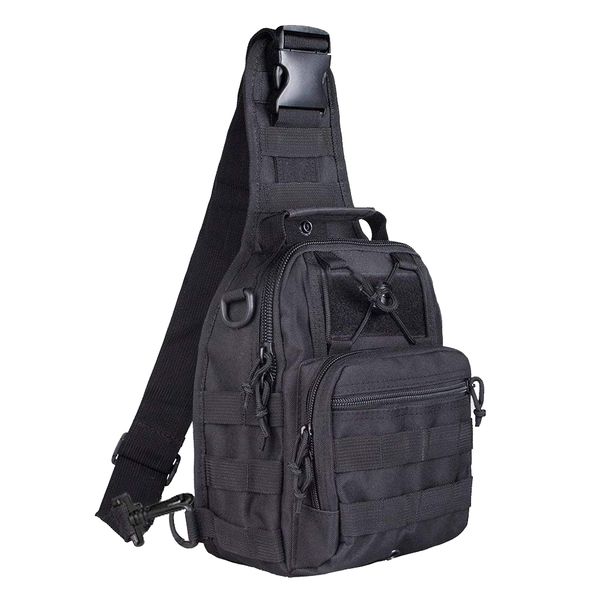 Tactical Shoulder Bag - Black