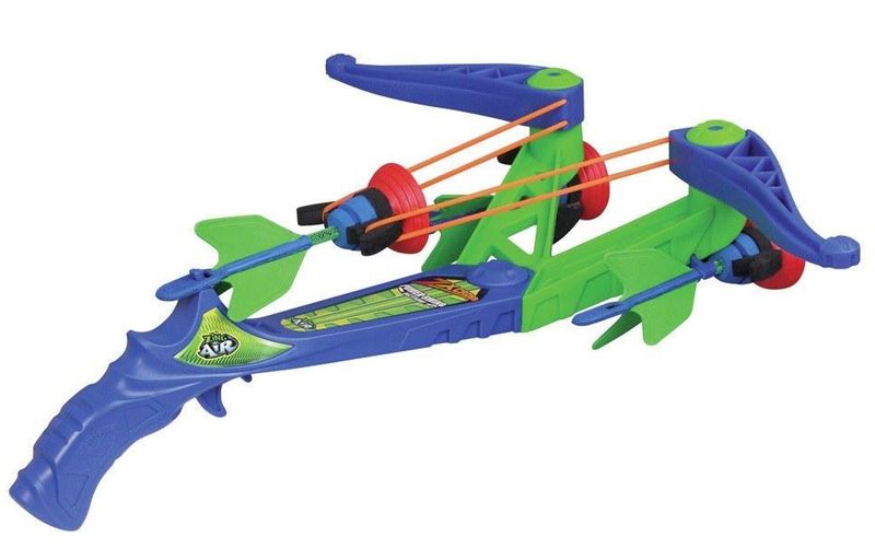 Bulk Pack x4 Air Hunter Bow &amp; Arrow Set for Boys - Blue &amp; Green