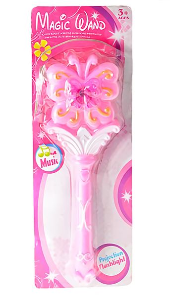 Bulk Pack x4 32cm Plastic Battery Operated Magic Wand Play Set