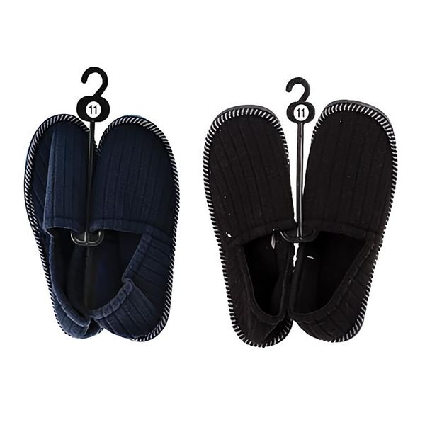 Slippers with Binding &amp; Tapered Solle - Bulk Pack x 2 (Size: 10)