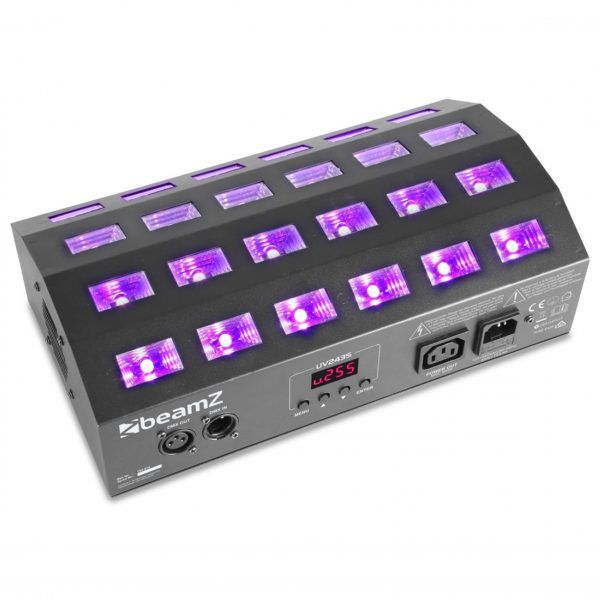 BeamZ BUV463 LED UV Strobe 24x3W