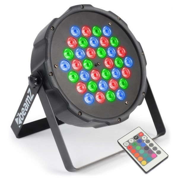 BeamZ LED PAR 64 Flatpar 36x1W RGB DMX IRC