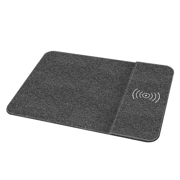 Fast Qi Wireless Charging Mouse Pad - Black