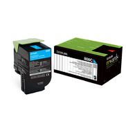 Lexmark 808C Cyan Laser Toner Cartridge image