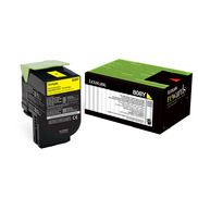 Lexmark 808Y Yellow Laser Toner Cartridge