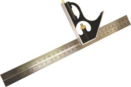 MTS - 300mm Combination Square - Silver