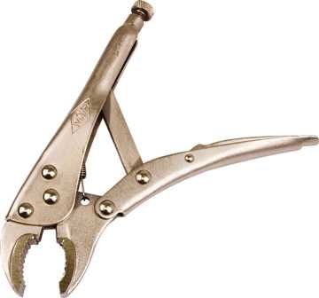 MTS - 175mm Lock Grip Plier - Silver