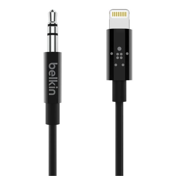 Belkin 3.5 mm Audio Cable With Lightning Connector - Black