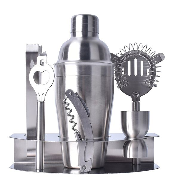 Stainless Steel Cocktail Bar Tools - 7-in-1