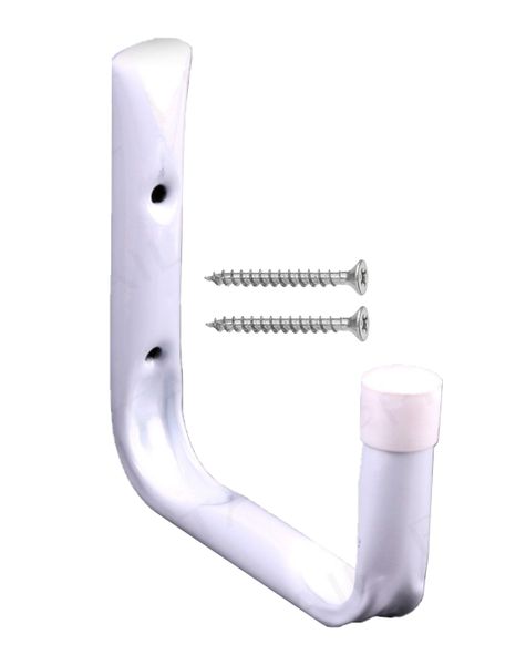 Zenith Tubular Square Storage Hooks - 1 Hook Per Pack (6 Piece)