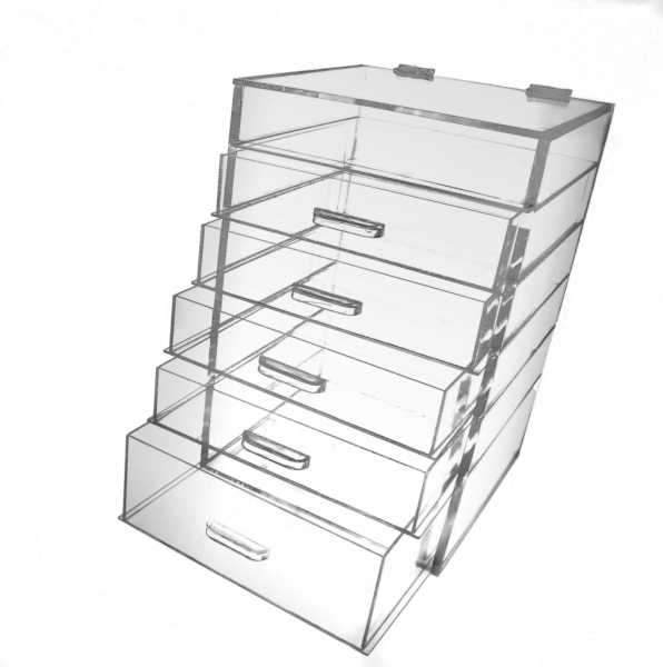 MR Plastic 6 Drawer Acrylic Cosmetic Makeup Organizer