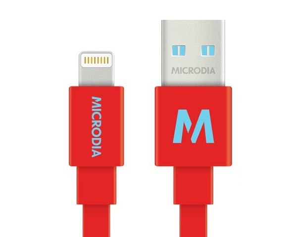 Microdia Lightning Cable - Candy Red (1.5m)