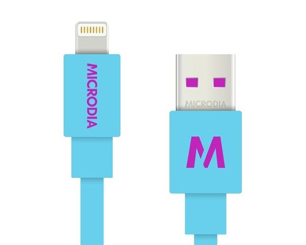 Microdia Lightning Cable - Candy Blue (1.5m)