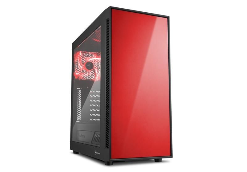 Sharkoon AM5 Window ATX Tower - Red