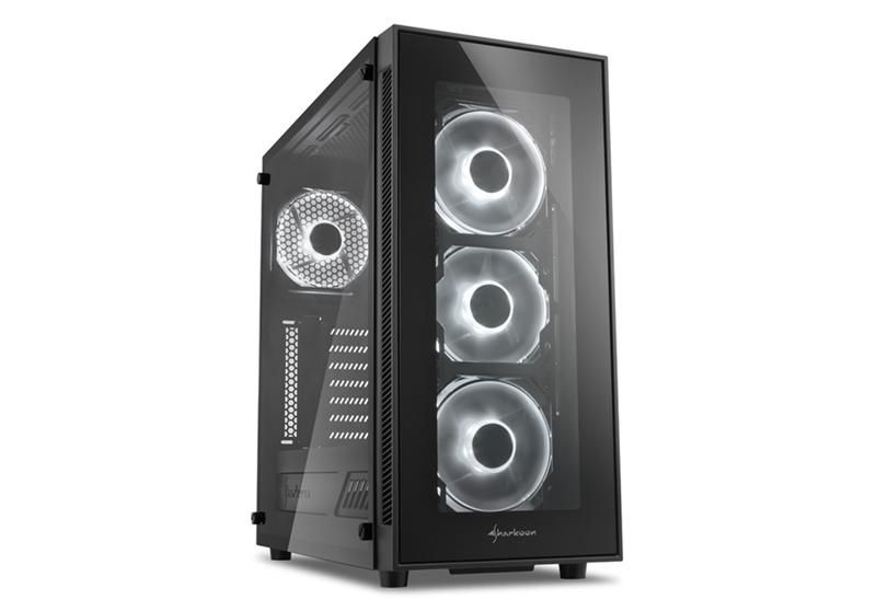 Sharkoon TG5 Window ATX Tower - Black &amp; White