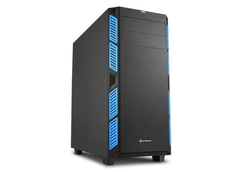 Sharkoon AI7000 ATX Tower - Black &amp; Blue