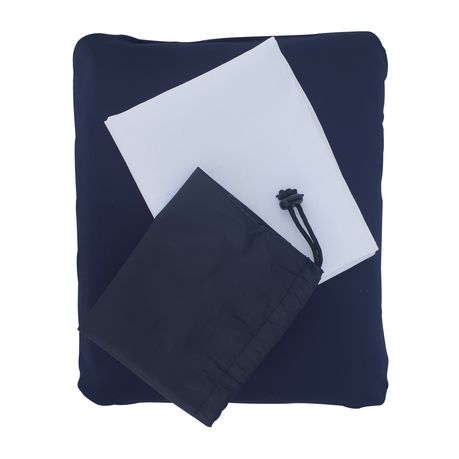 Campground Memory Foam Compact Pillow - Navy Blue