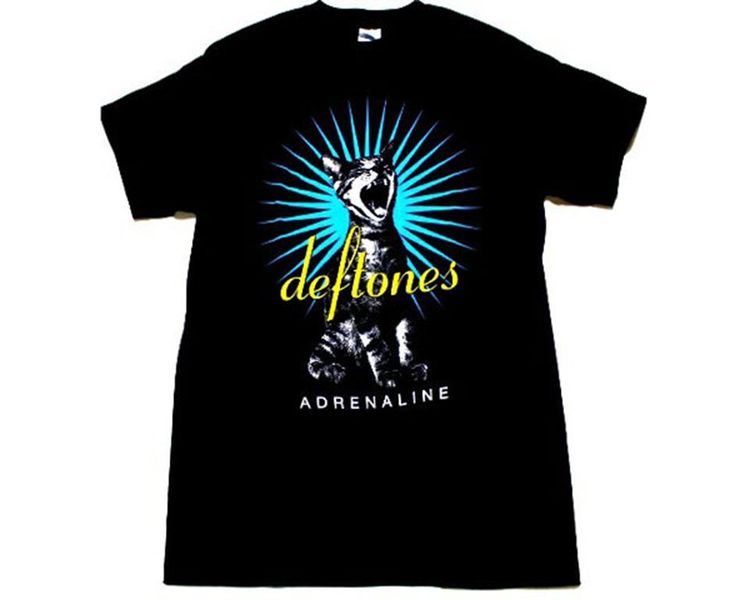 RockTs Mens Deftones Screaming Cat T-Shirt