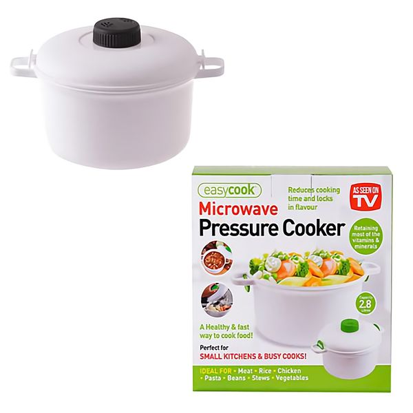 Bulk Pack x 5 Microwave Pressure Cooker. 2.8 liter.